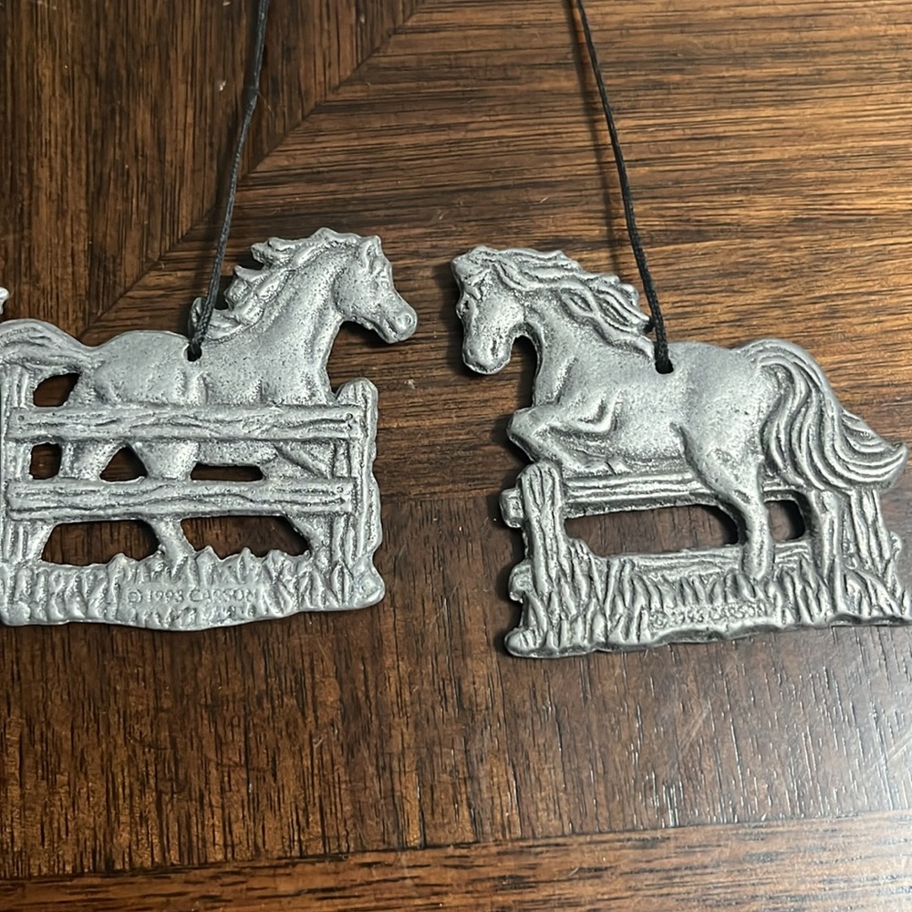VINTAGE HORSE WIND CHIMES CARSON 1993 horse decor garden - Picture 5 of 5